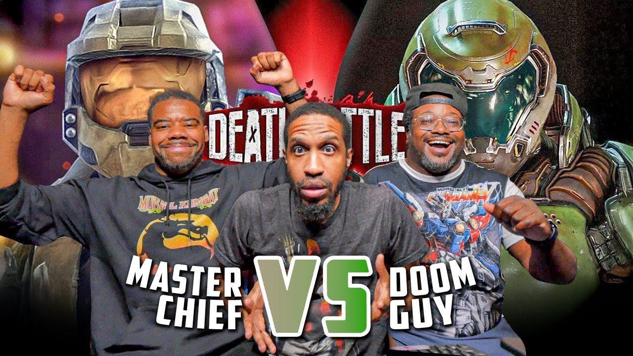 «Реакция на Мастер Чиф против Палача Рока (Halo против Doom) | СМЕРТЕЛЬНАЯ БИТВА!