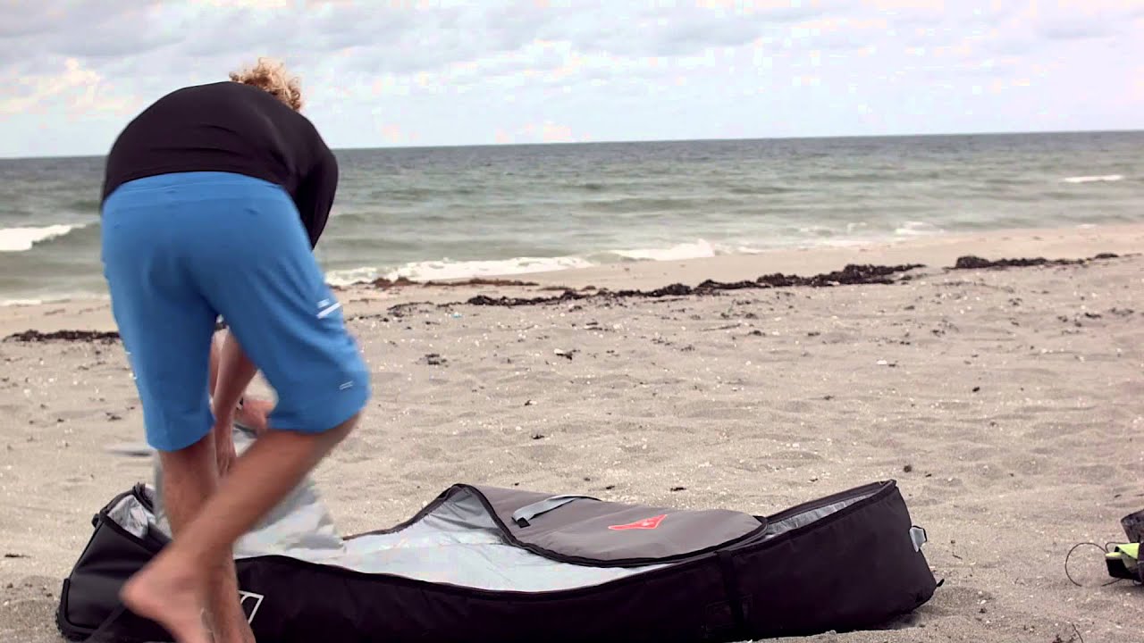 Packing a Directional Kiteboard and Multiple Kites for Travel