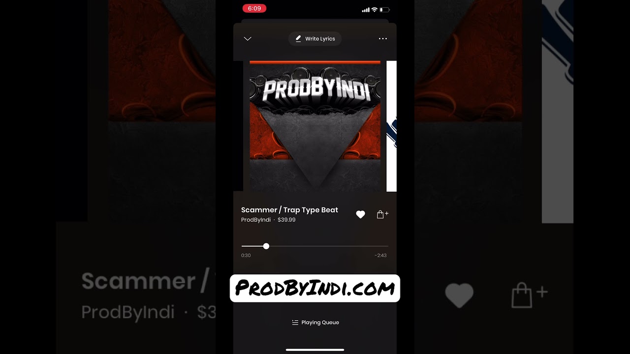Scammer | Trap Beat | ProdByIndi #rappers #rap #freestyle #hiphop #producers #beats #boston