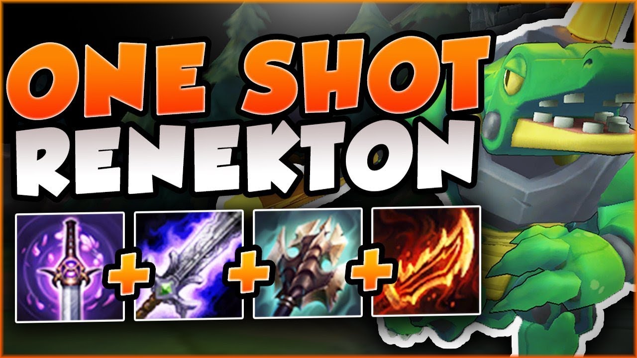 HOW STRONG CAN THIS BURST FULL AD CROC BUILD BE? ONE SHOT RENEKTON TOP GAMEPLAY! - League of Legends