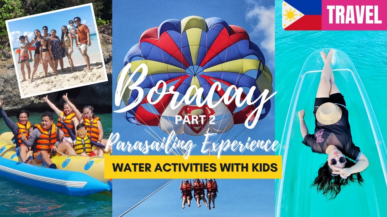 Boracay Parasailing Experience and Banana Boat with Kids