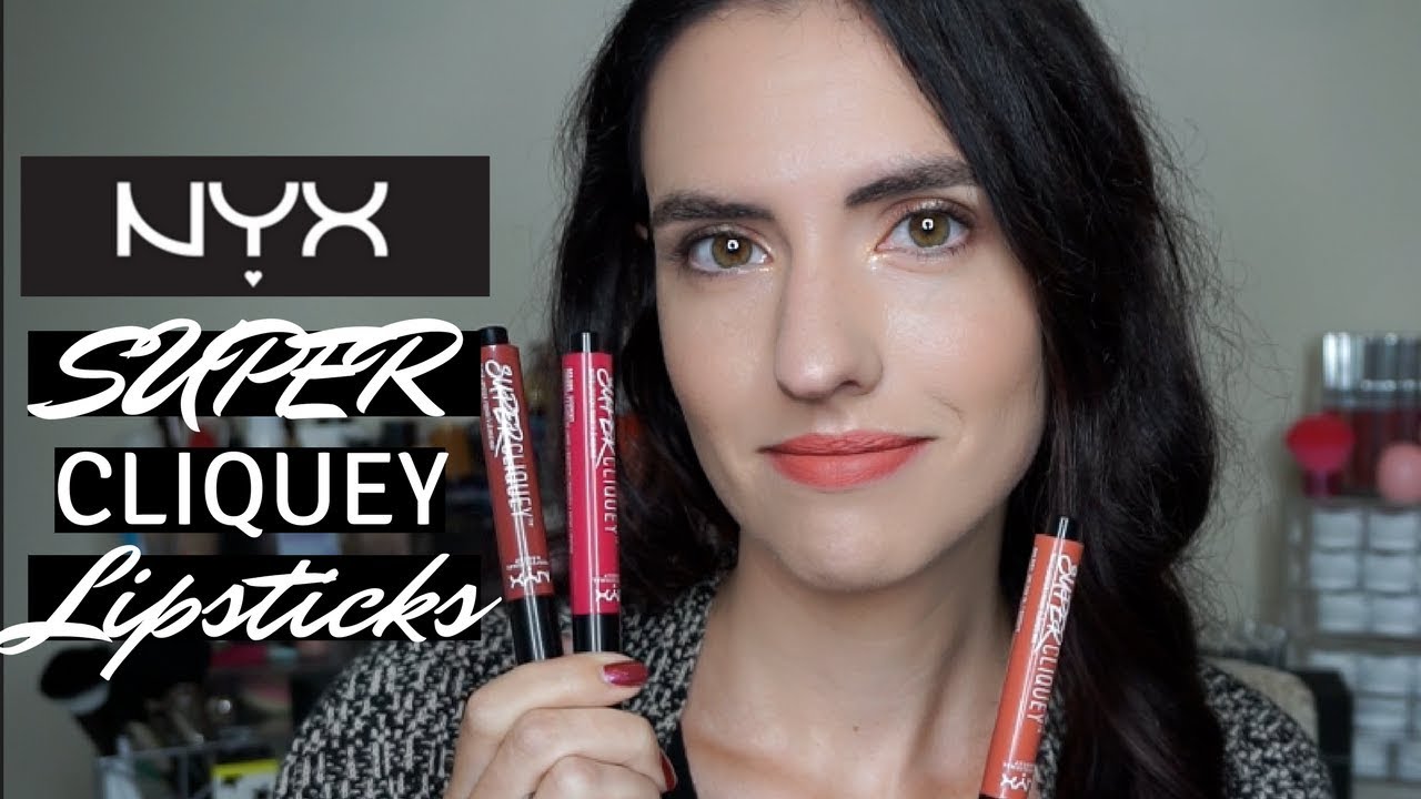 NYX Super Cliquey Lipsticks | Swatches + Review