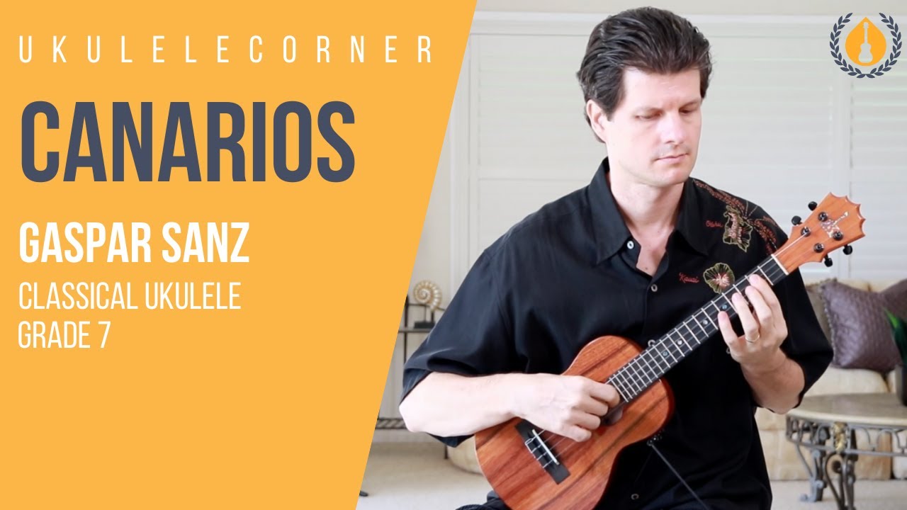 Canarios by Gaspar Sanz  performed on Ukulele by Jeff Peterson