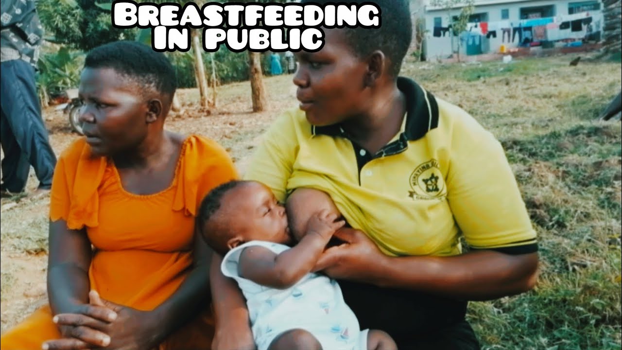 Mom's village daily life /breastfeeding her baby 