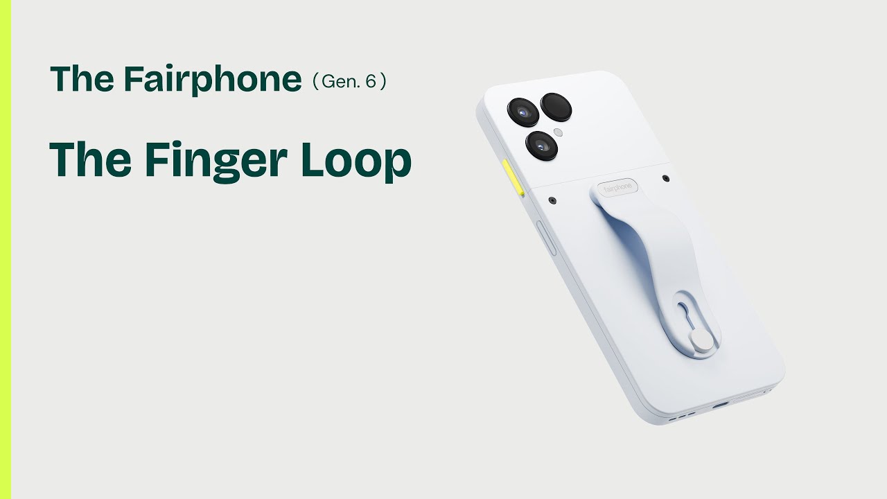 Installing the Finger Loop | The Fairphone (Gen. 6)