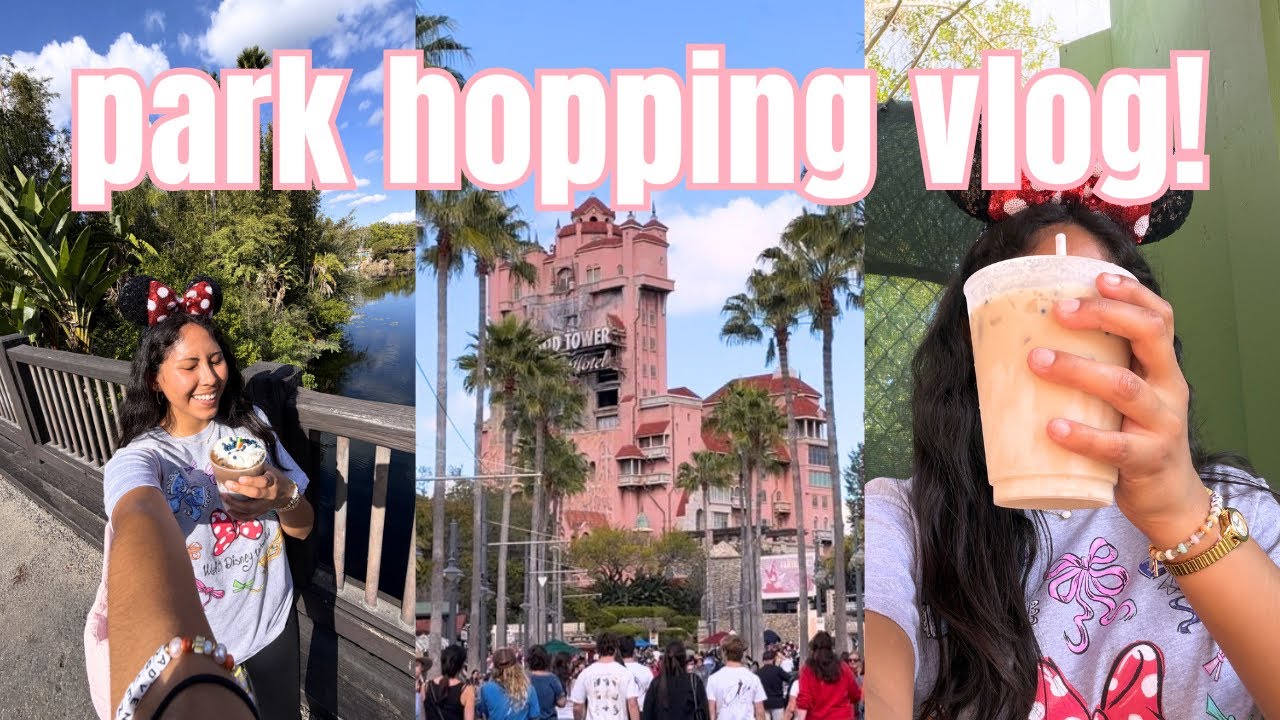 park hopping in disney world!✨ | hollywood studios + animal kingdom