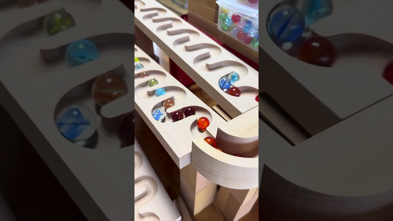 Marble Run ⭐︎ HABA Wooden Kune Kune Long Course②