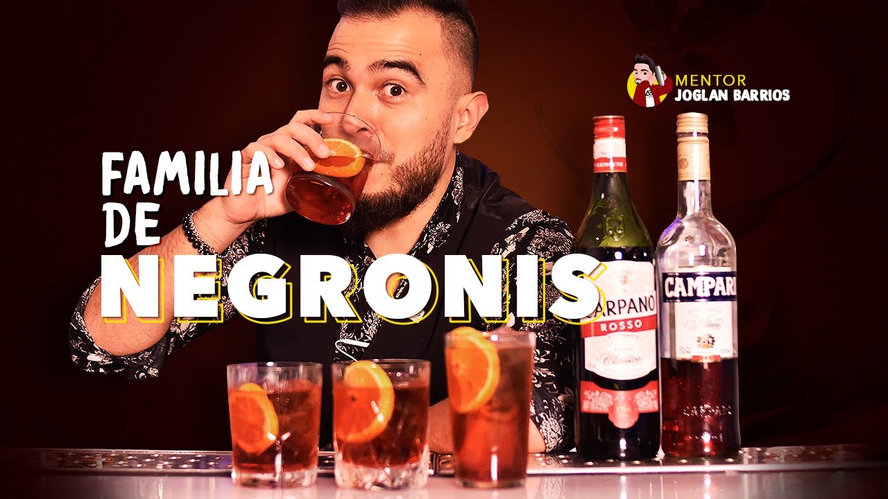 COMO HACER EL NEGRONI? EL BOULEVARDIER. EL SBAGLIATO Y EL AMERICANO | Cocteles Populares