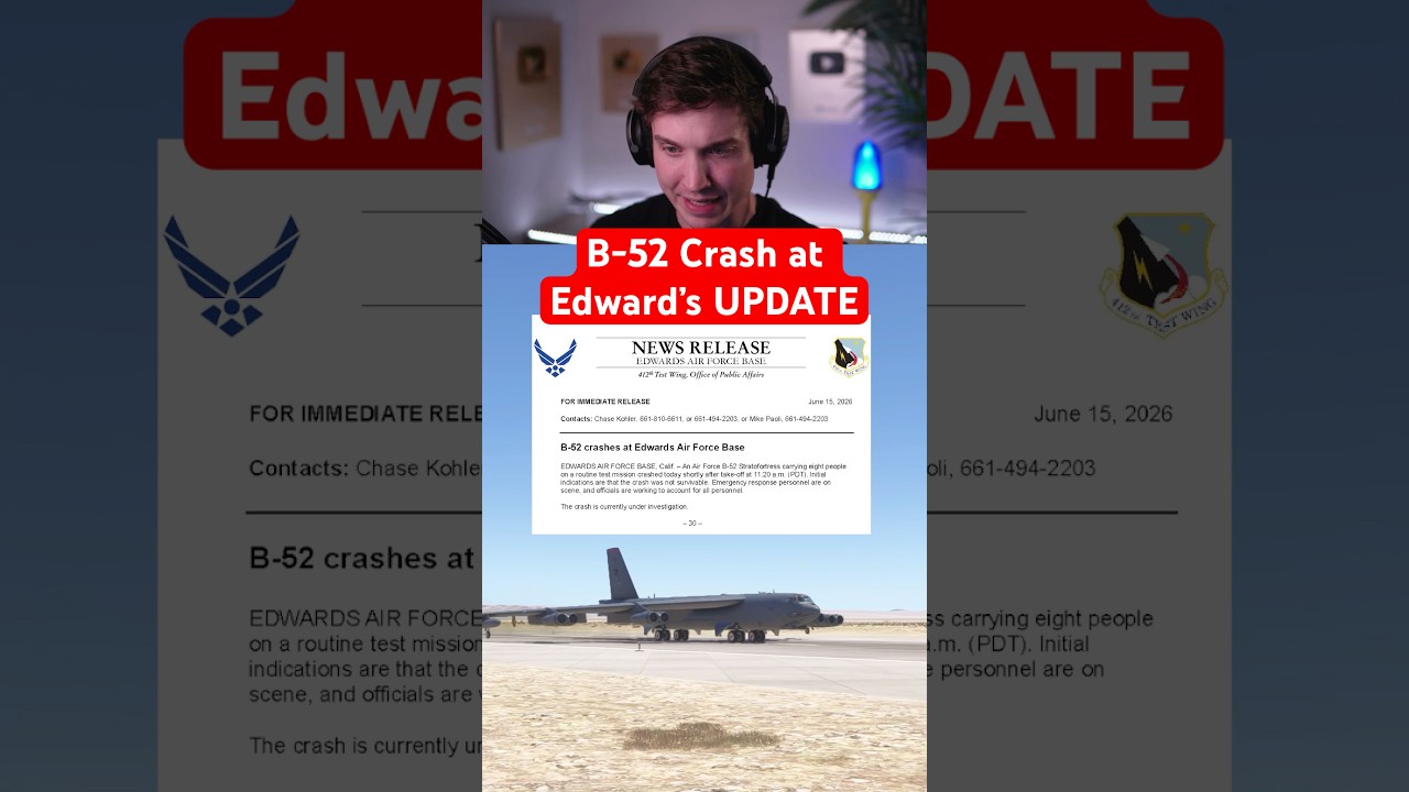Крушение B-52 на авиабазе Эдвардс: последние новости