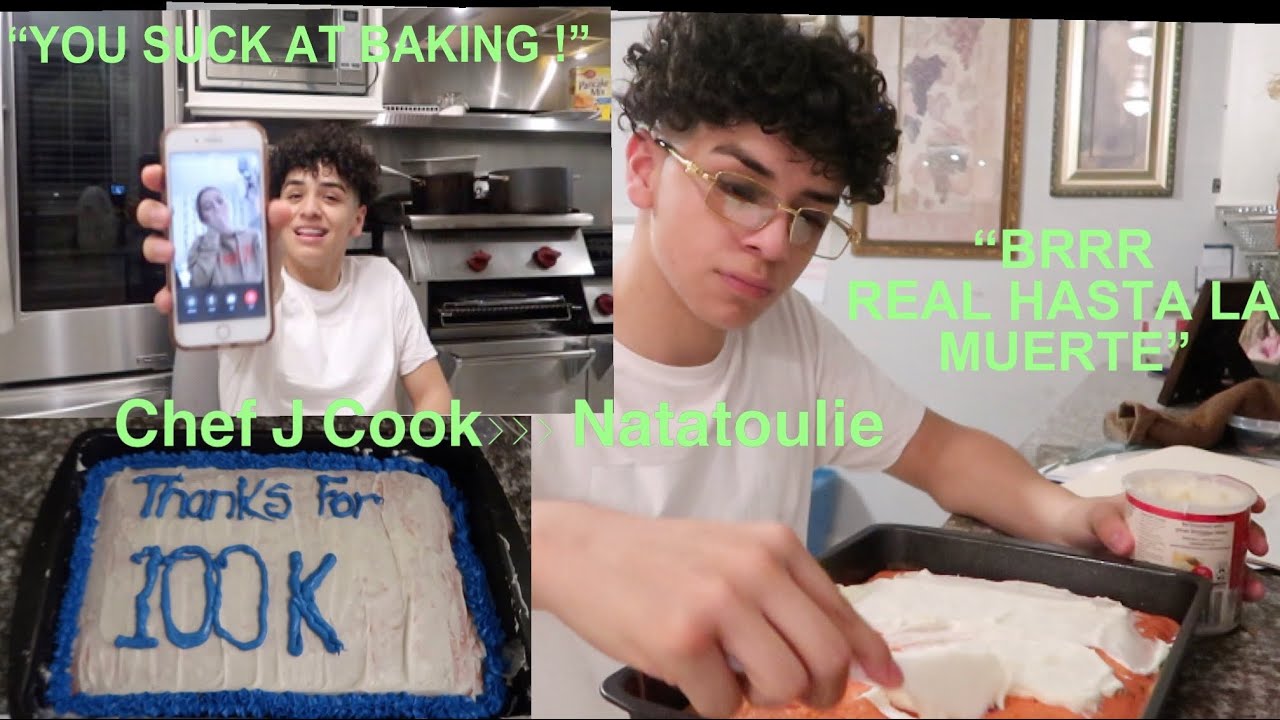 Chef J COOK BAKING A CAKE FOR THE FIRST TIME!