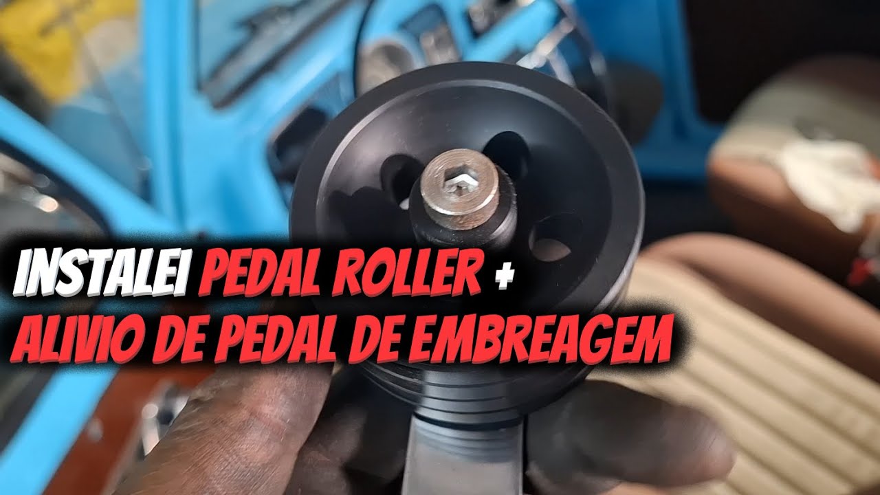 COMO INSTALAR PEDAL ROLLER  NO FUSCA| INSTALA&Ccedil;&Atilde;O DE ALIVIO DE PEDAL EMBREAGEM DO FUSCA | BRUTUS79