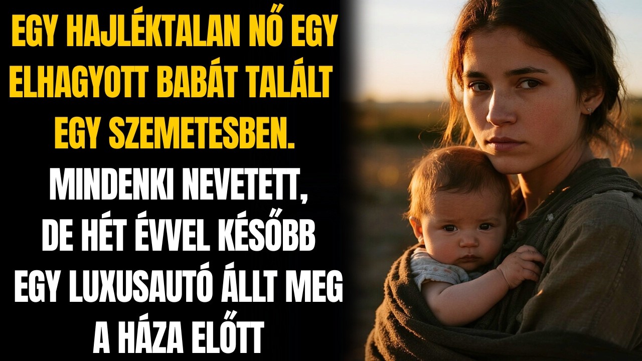 EGY HAJLÉKTALAN NŐ EGY ELHAGYOTT KISLÁNYT TALÁLT EGY SZEMETESBEN!