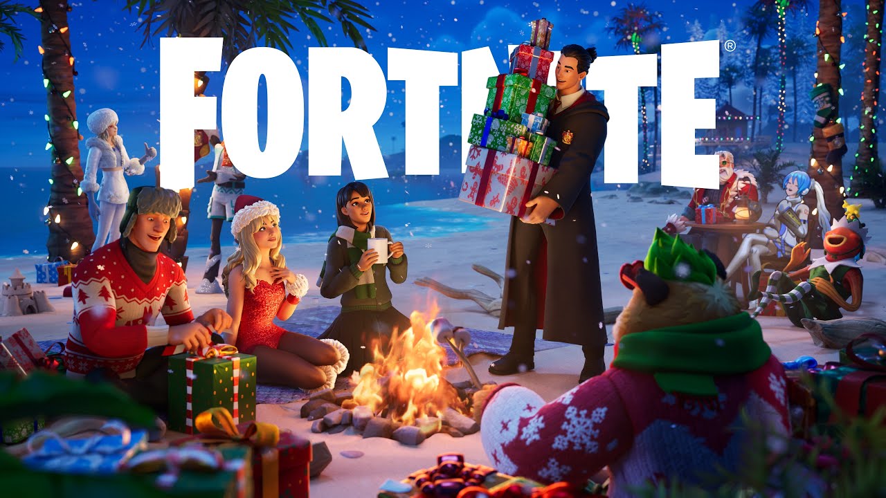 My First WIN in Fortnite Winterfest 2025! 🎄🎁 | Winterfest Gameplay & Free Gifts