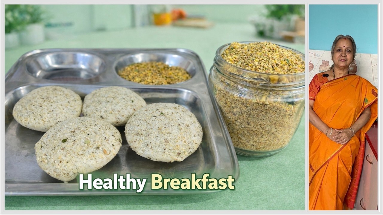 Healthy  High Protein Idli & Fibre Rich  Flax Seed Idli Podi I Soft Spongy Idli I Diabetic Friendly