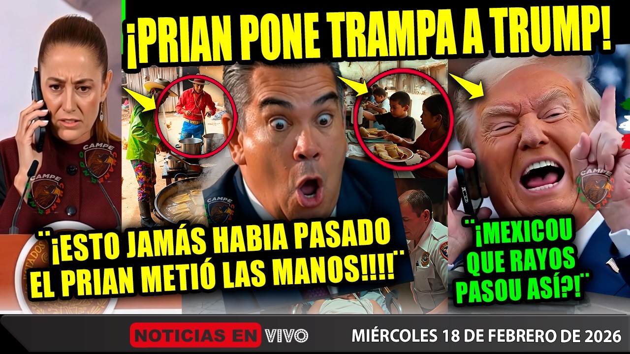 TRUMP ENCABR0N4DO ¡NIÑOS EN MÉXICO COMIERON TAMALES CON FENTA! SHEINBAUM ¡EMERGENCIA NACIONAL!