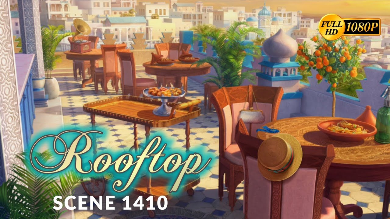 June's Journey Scene 1410 Vol 6 Ch 37 Rooftop *Full Mastered Scene* HD 1080p