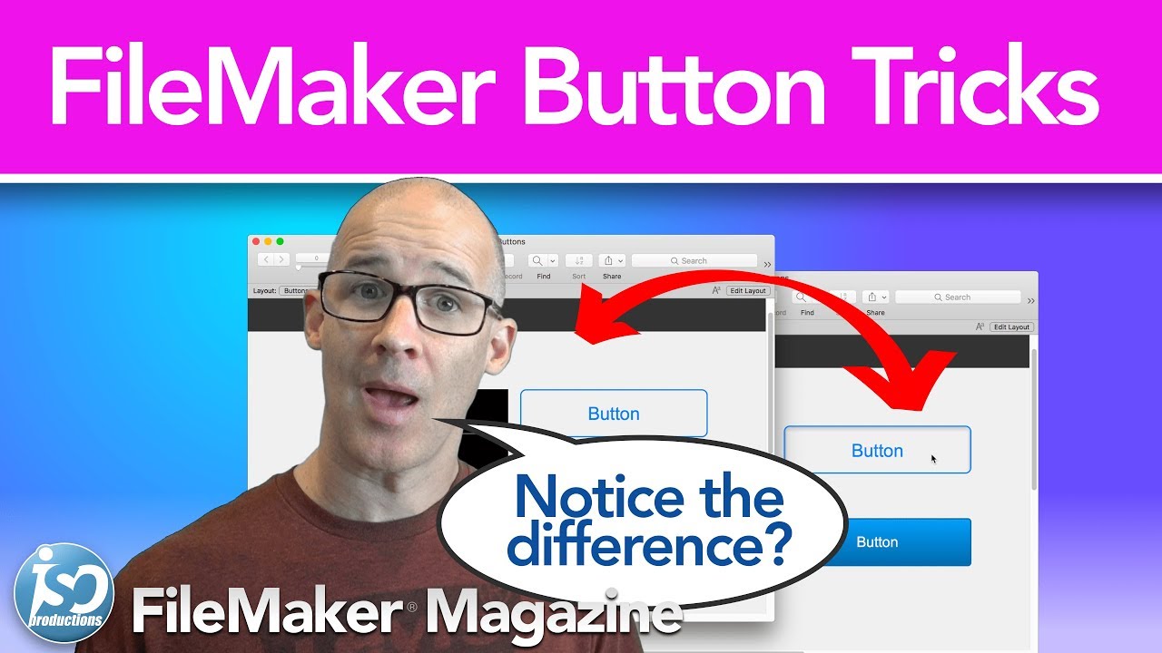 Хитрости кнопок FileMaker