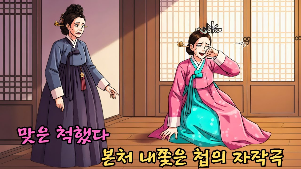 “맞은 척했다” 본처를 몰아내기 위한 첩의 거짓 눈물 | 야담·민담·전설·옛날이야기·오디오북