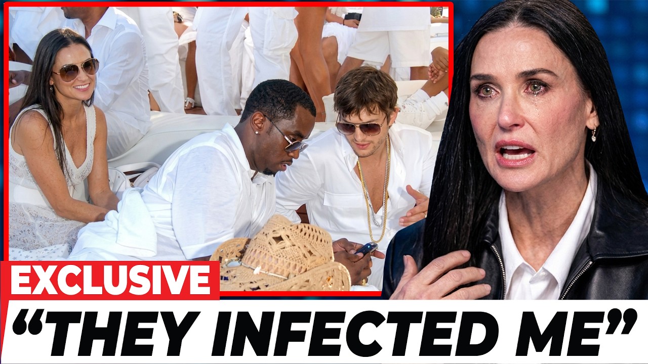 Деми Мур срывается, рассказывая, что Diddy и Эштон Кутчер творили с ней на &laquo;белых вечеринках&raquo;...