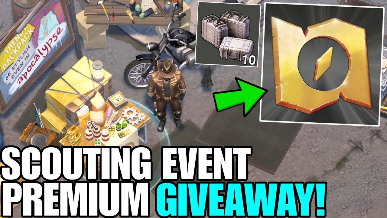 BIGGEST GIVEAWAY! WIN SCOUTING EVENT PREMIUM + 10 MILITARY SUPPLIES - Last Day on Earth Survival
