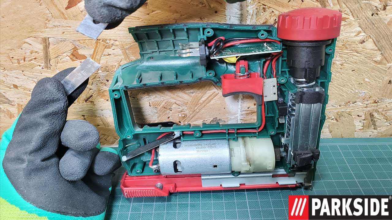 Fix Cordless stapler PARKSIDE PAT 12 A1 #parkside