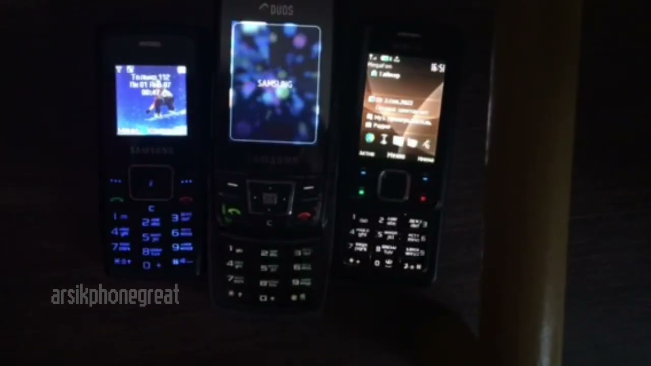 Samsung SGH-C160 vs D880 vs Nokia 6300 || Speed Comparison