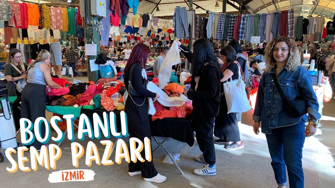 BOSTANLI SEMT PAZARINDAYIM! KARŞIYAKA İZMİR TÜRKİYE'nin EN BÜYÜK PAZARLARINDAN BİRTANESİ (Eko Pazar)