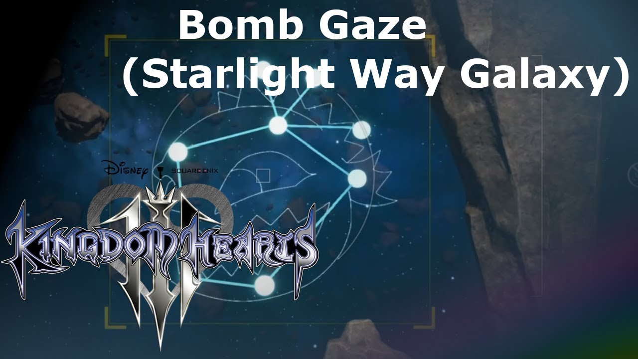 Kingdom Hearts 3 Gameplay Walkthrough Constellation - Bomb Gazer (Starlight Way Galaxy)