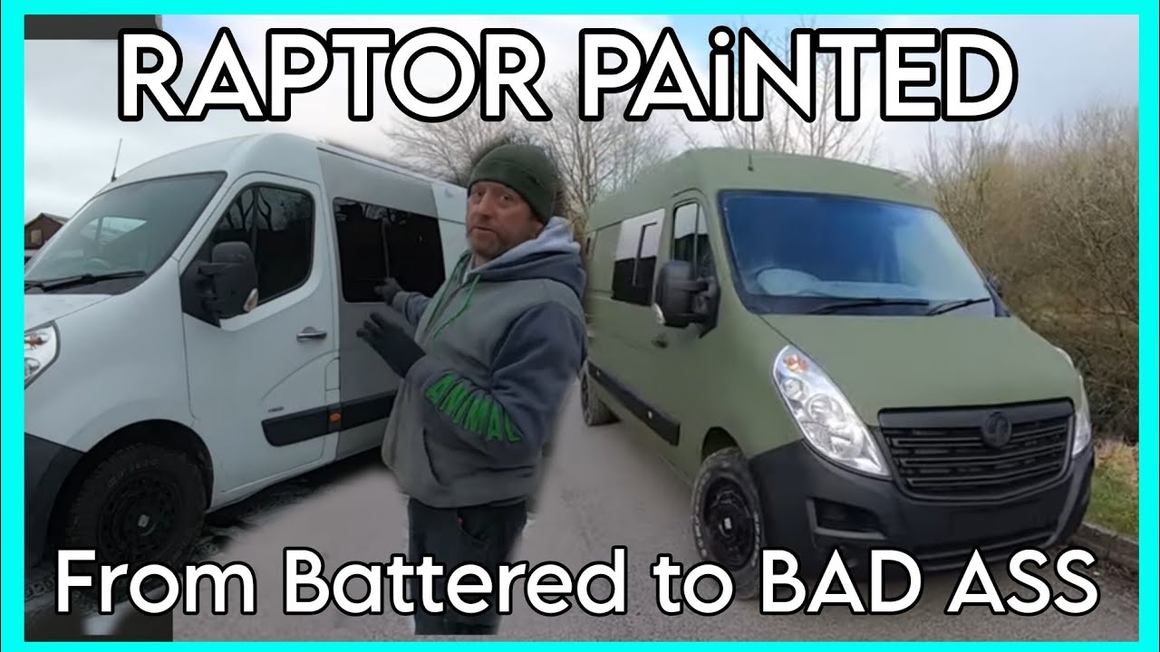 Raptor painted campervan. Vauxhall Movano Campervan.
