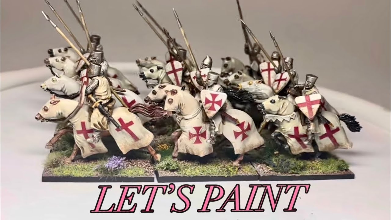 Let’s Paint Templar Knights | Victrix Medieval Knights | Razzle Dazzle Painting Style