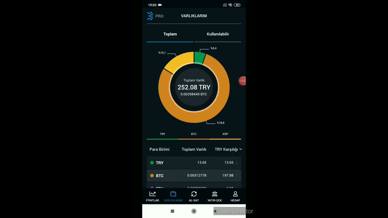BTCT&Uuml;RK BORSASI MOBİL UYGULAMA KULLANIMI
