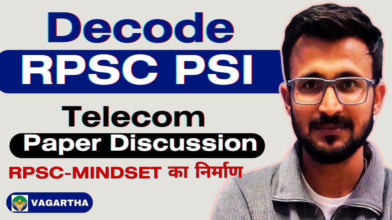 DECODE PROGRAME ! Daily RPSC PYQ Analysis Program ! Vagartha academy