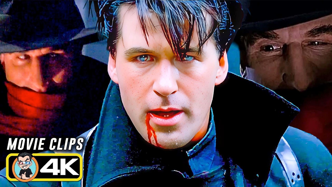 The Top 3 Action Scenes in THE SHADOW (1994) 🔥4K
