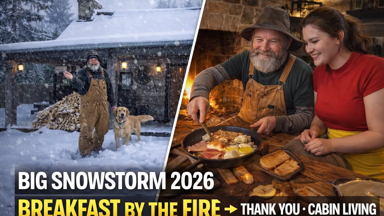 Big Snowstorm of 2026 | Cabin Living, Breakfast by the Fire, and Thanks to You