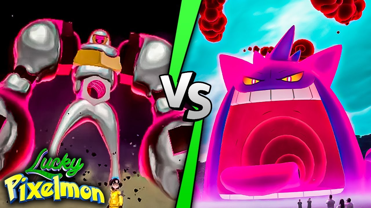 Minecraft LUCKY PIXELMON - MELMETAL GIGANTAMAX vs GENGAR GIGANTAMAX ! A VIRADA INCRÍVEL !!