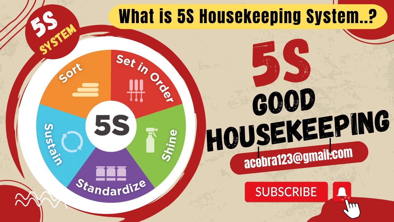 What is 5S Housekeeping System | Good Housekeeping Promotes Safety, #5S_system, #housekeeping