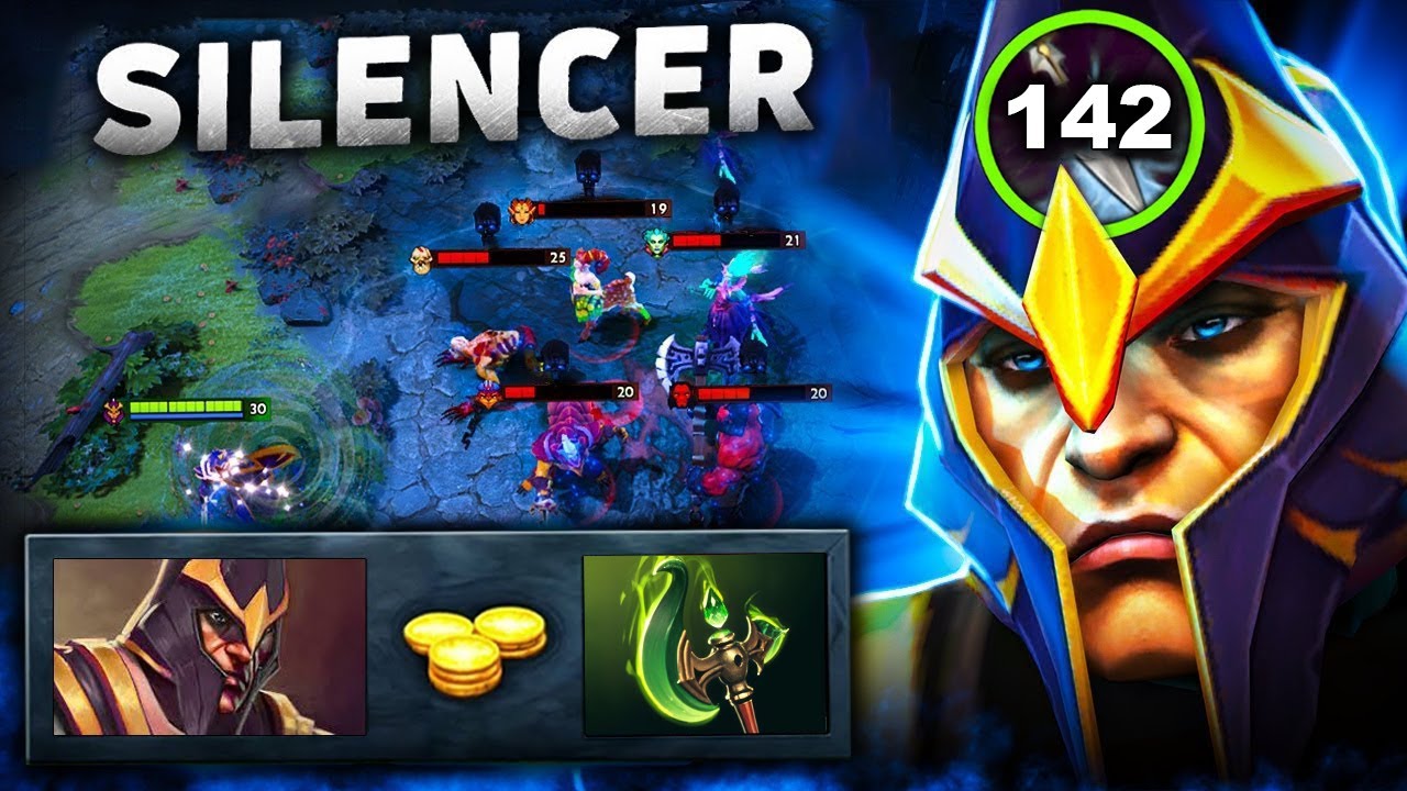 Silencer Hard Carry 35 убийств🔥Без жалости, правый клик, физический урон, мега-возвращение Dota 2