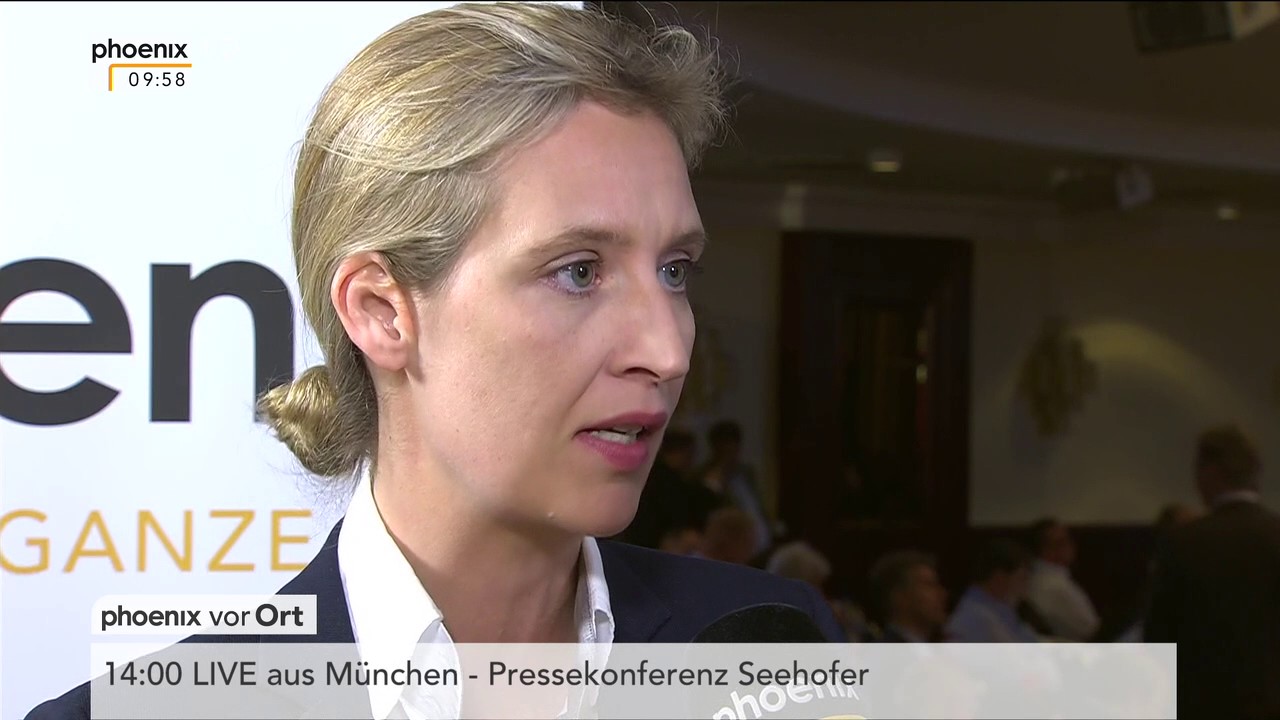 AfD-Bundesparteitag 2017: Alice Weidel im Tagesgespräch am 23.04.17