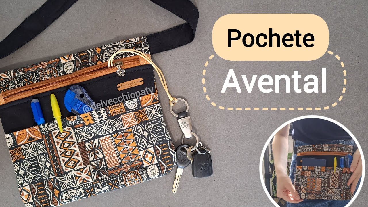 Como fazer uma Pochete Avental! - Cartucheiras! #diy #howto