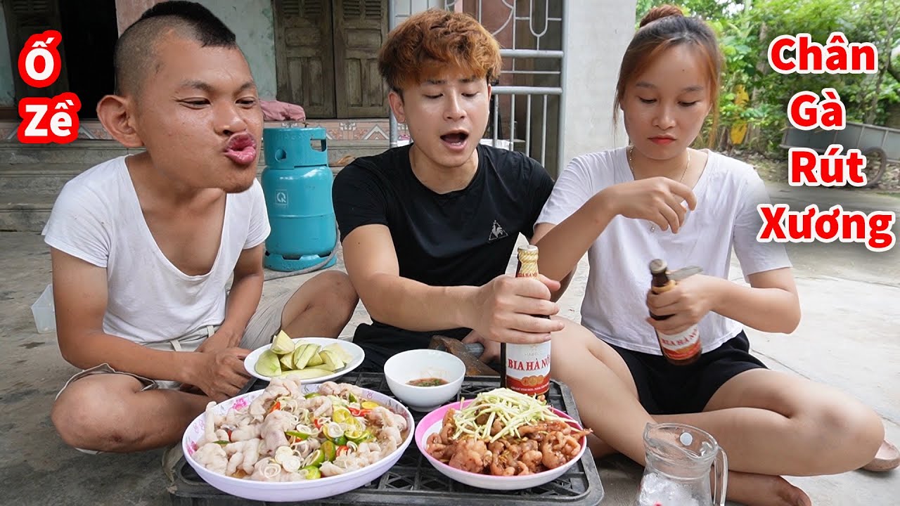 Cáo Ca - Trổ Tài Đại Chiến Chân Gà Rút Xương Cùng Dân Chơi Mến