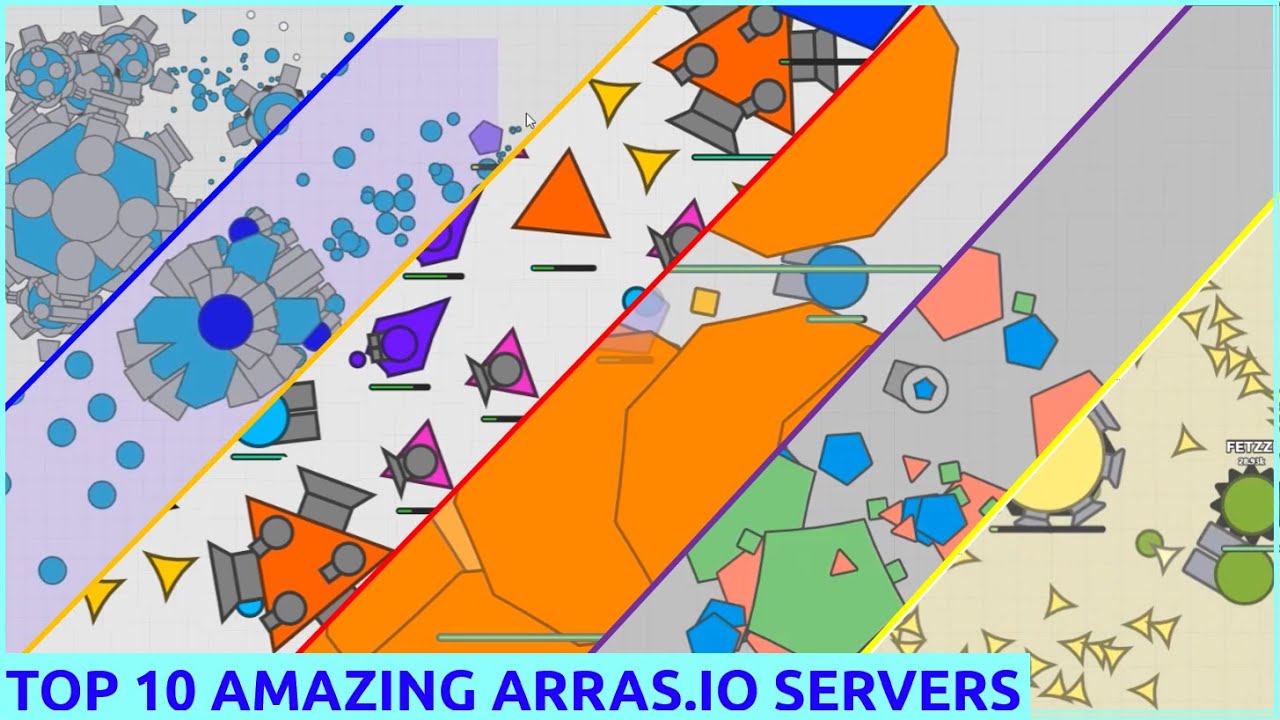 10 AMAZING ARRAS.IO SERVERS YOU SHOULD TRY! - SERVER REVIEW #16