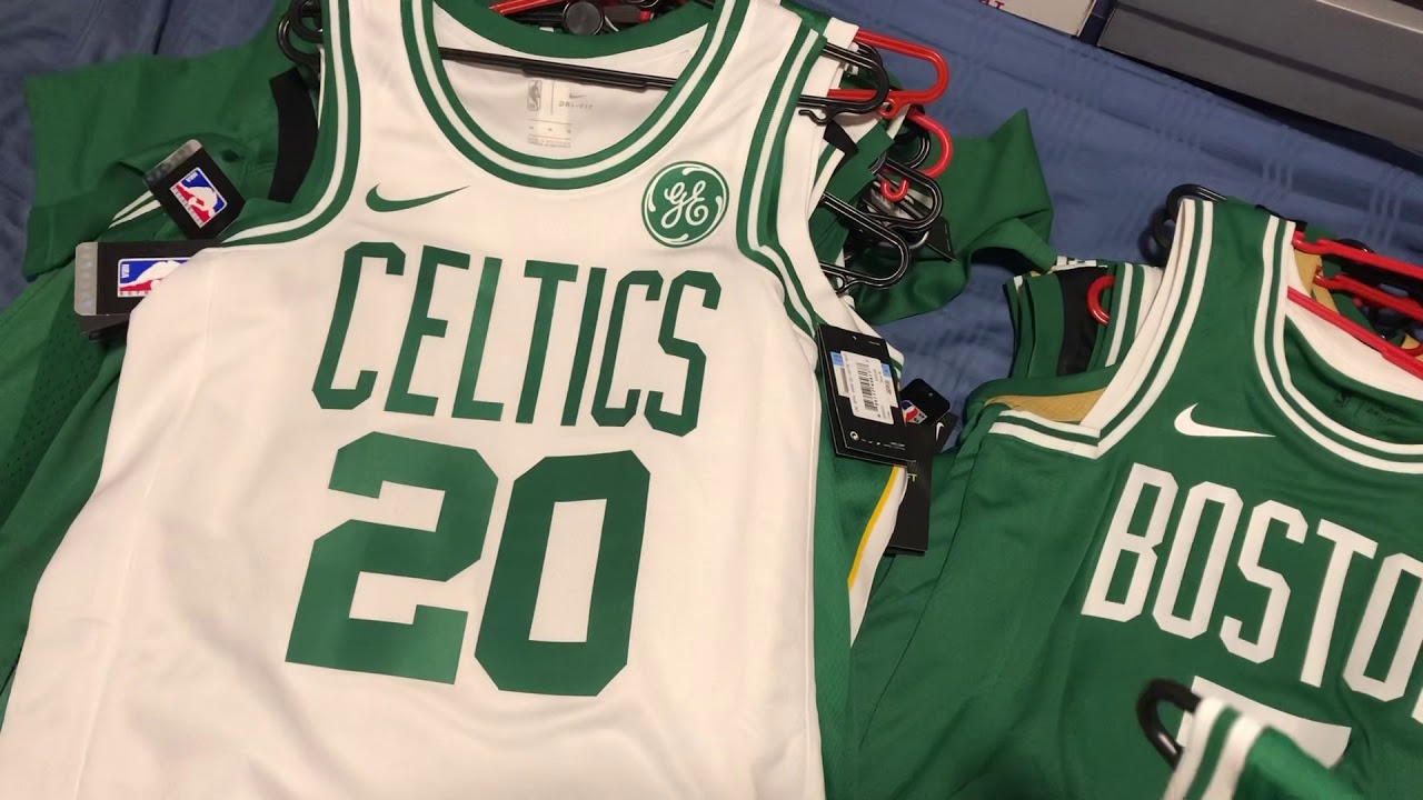 My Updated Celtics Jersey Collection