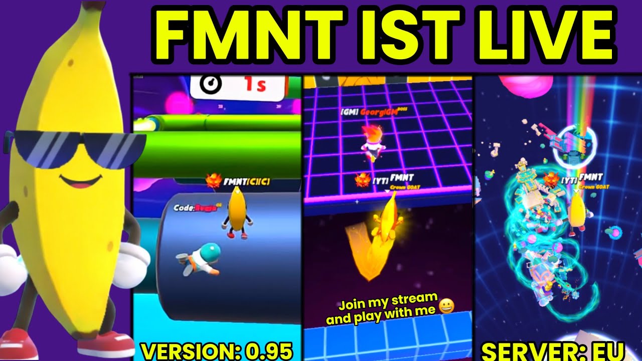 Stumble Guys Live - Neues 0.95 Update 🤩