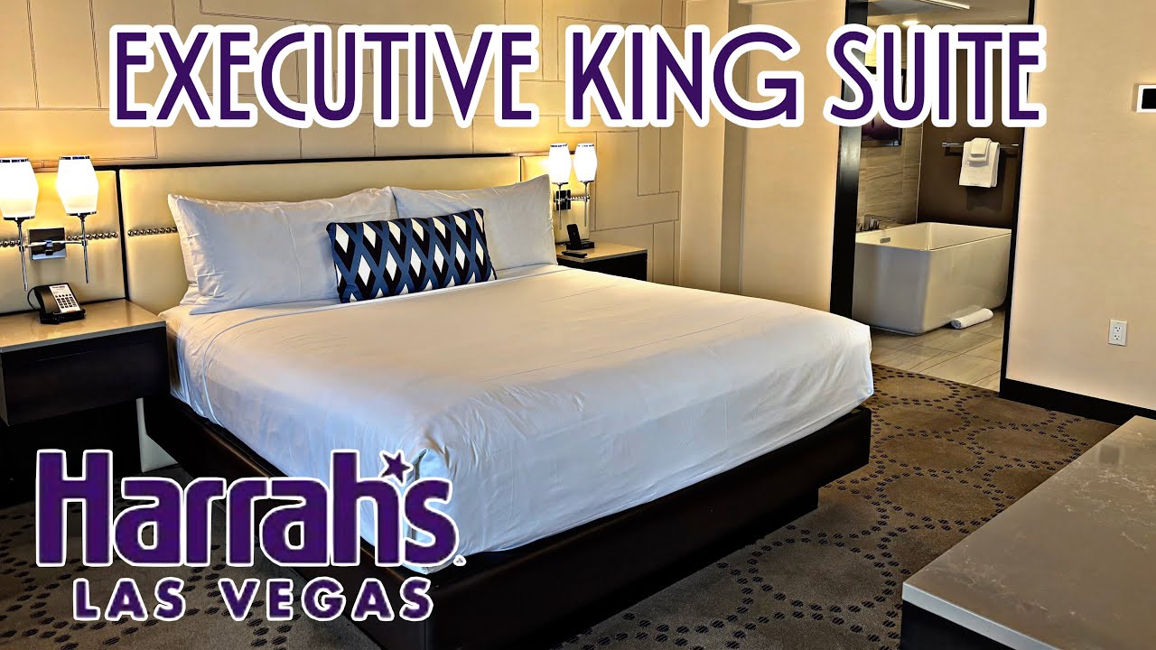 Экскурсия по номеру Executive King Suite отеля Harrah&rsquo;s Las Vegas в 2025 году