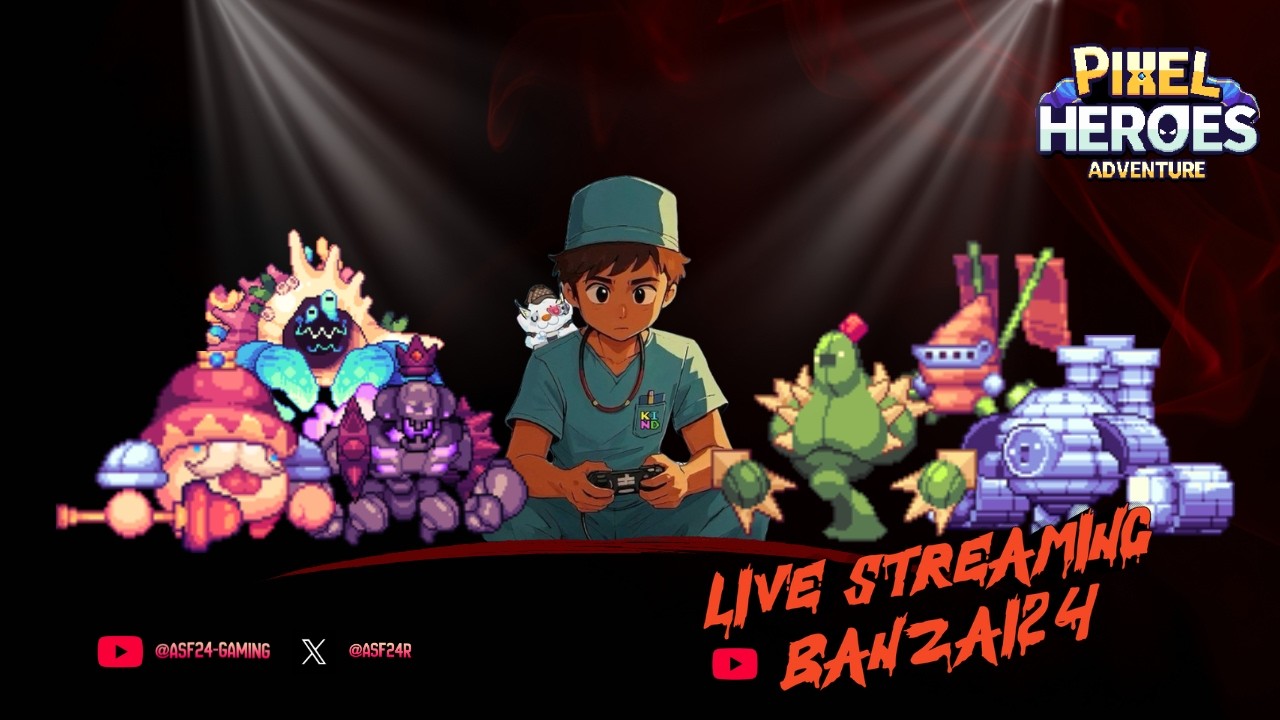 🔴 Live Stream] Hunting Elit &  Carnium Event Pixel Heroes Adventure