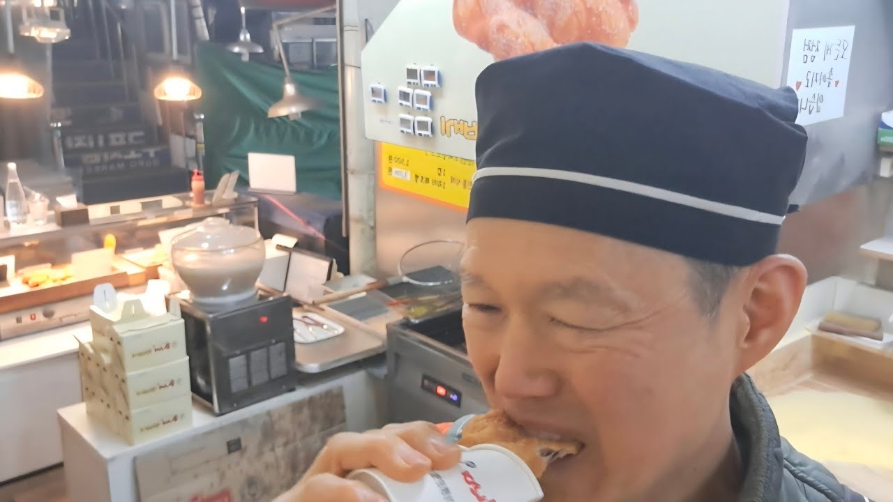 꽈배기먹방 79일차 부산구포시장 못난이꽈배기 