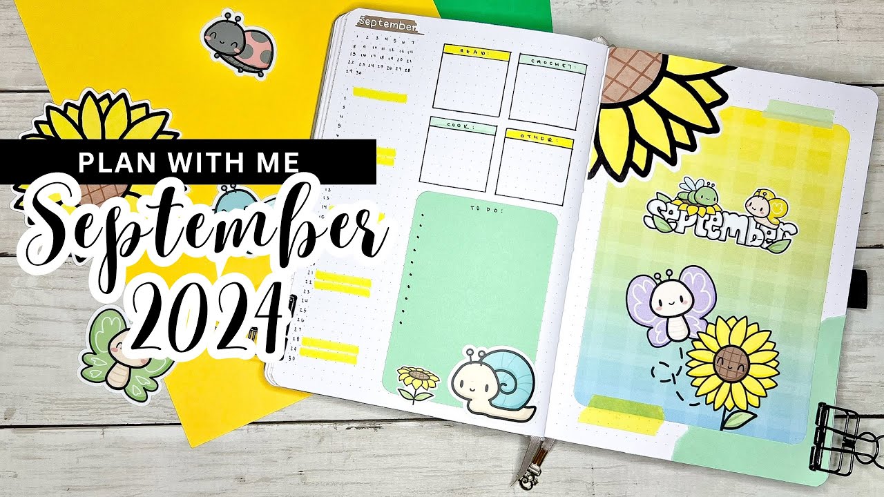 PLAN WITH ME || September 2024 Bullet Journal Setup