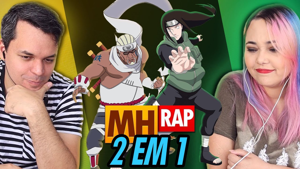 REACT 2 em 1 Tipo Neji e Tipo Killer Bee 🐝 (Naruto) | Style Trap | Prod. Sidney Scaccio (MHRAP)