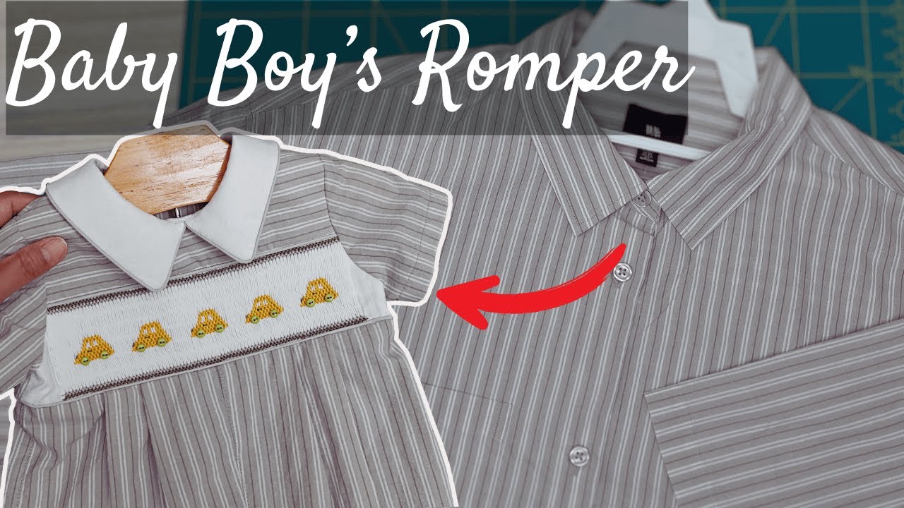 #013 | Making A Smocked Romper For My Grandnephew | Sewing Vlog | Picture Smocking
