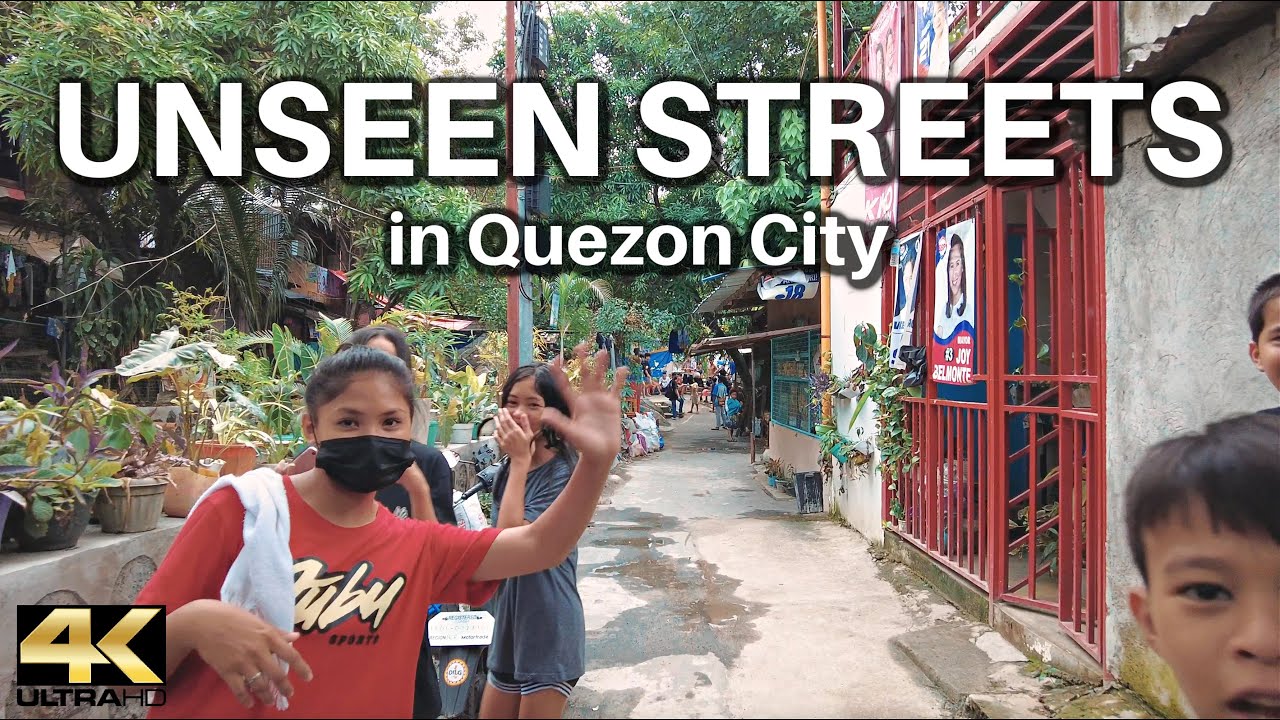 Walking UNSEEN Streets in Quezon City Philippines [4K]